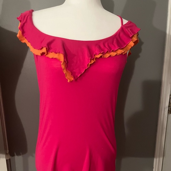 TOGETHER Cute off the shoulder Top size 6-8 - Picture 2 of 9